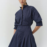 Simkhai - Effie Cotton Bubble Mini Dress