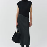 Simkhai - Raven Leather Pencil Skirt