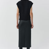 Simkhai - Raven Leather Pencil Skirt
