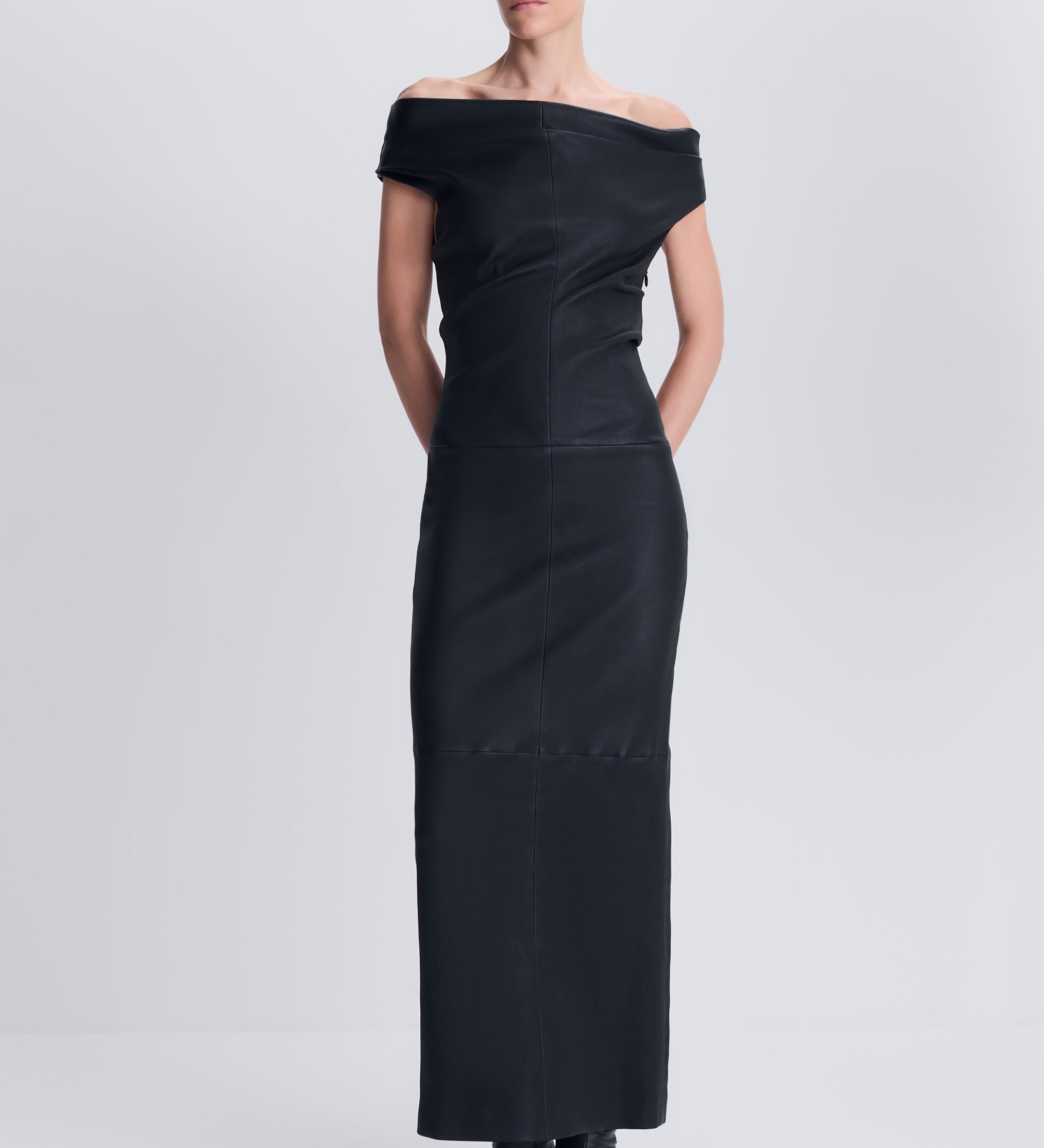 Simkhai - Vessia Leather Midi Dress
