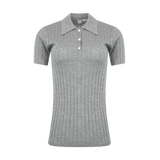 Tôteme - Ribbed Cashmere Silk Polo