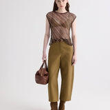 TWP - Beaded Net Tank in Bugle and Bead Net Fringe