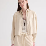 TWP - Little Big Joe Shirt in Paper Leather