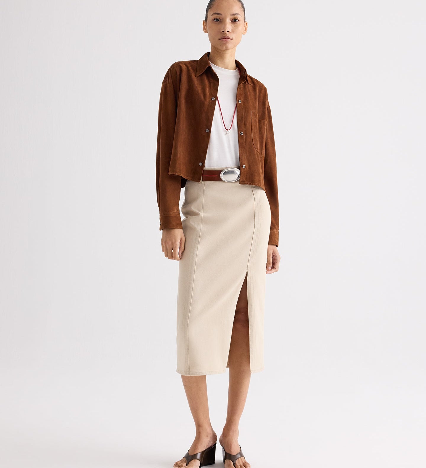 TWP - Little Big Joe Shirt in Featherweight Suede
