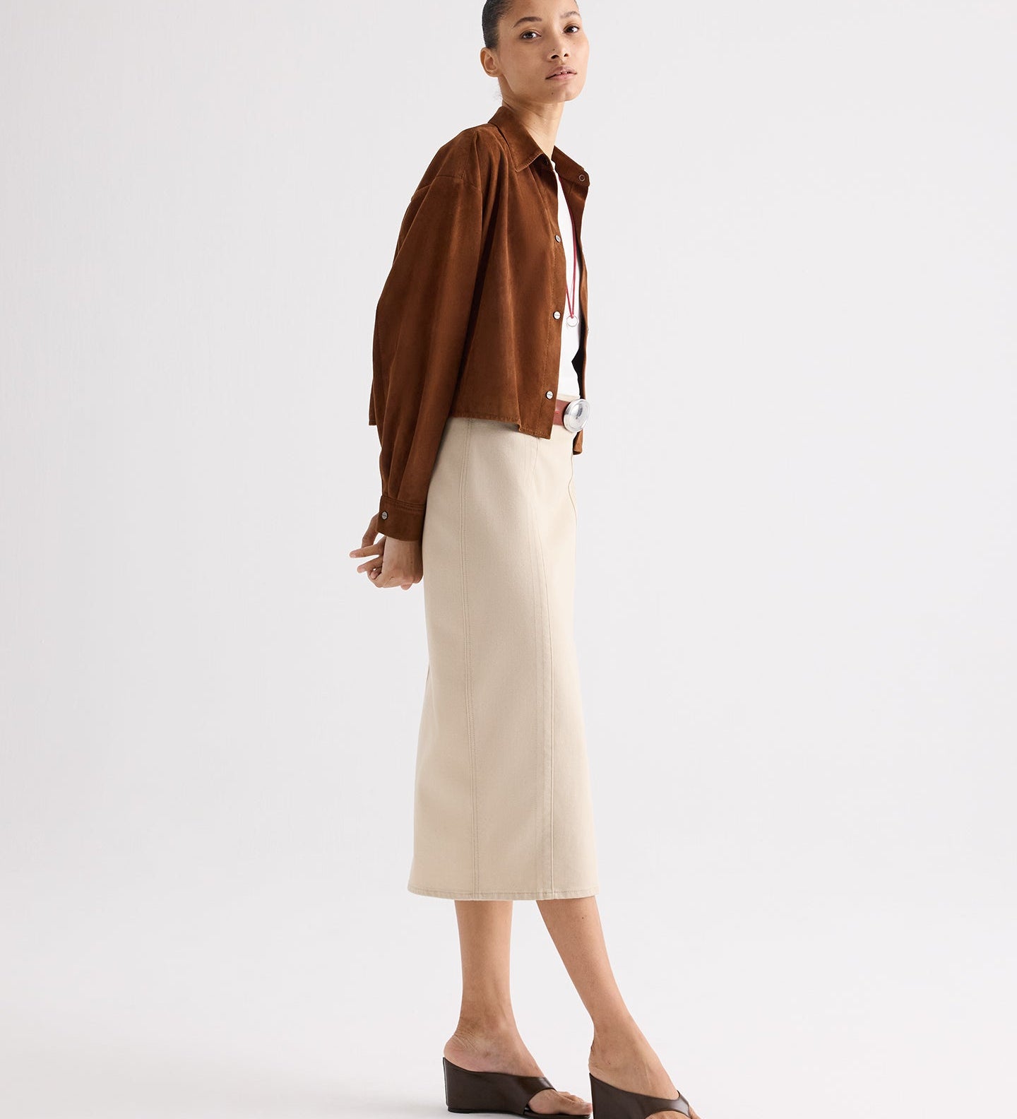 TWP - Little Big Joe Shirt in Featherweight Suede