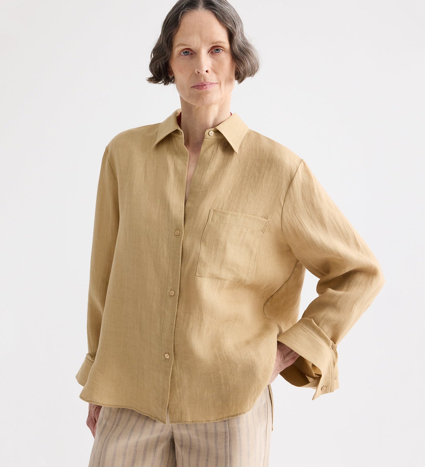 TWP - Next Morning Shirt in Fluid Linen