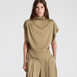 TWP - Wish You Would Top in Washed Silk Charmeuse