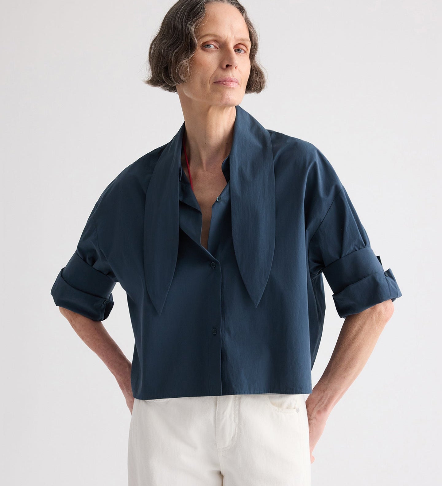 TWP - Tie One On Shirt in Cotton Poplin