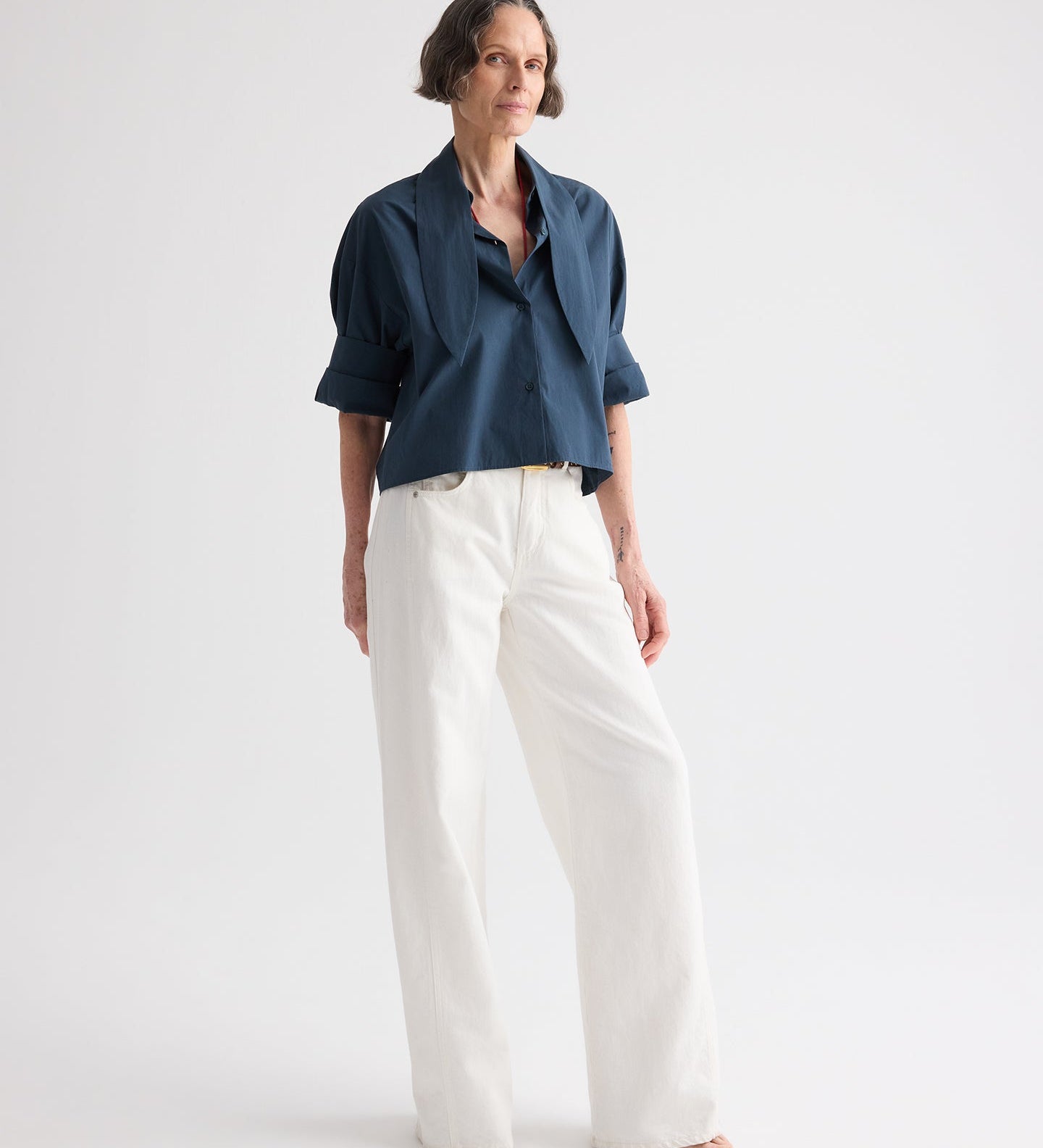 TWP - Tie One On Shirt in Cotton Poplin