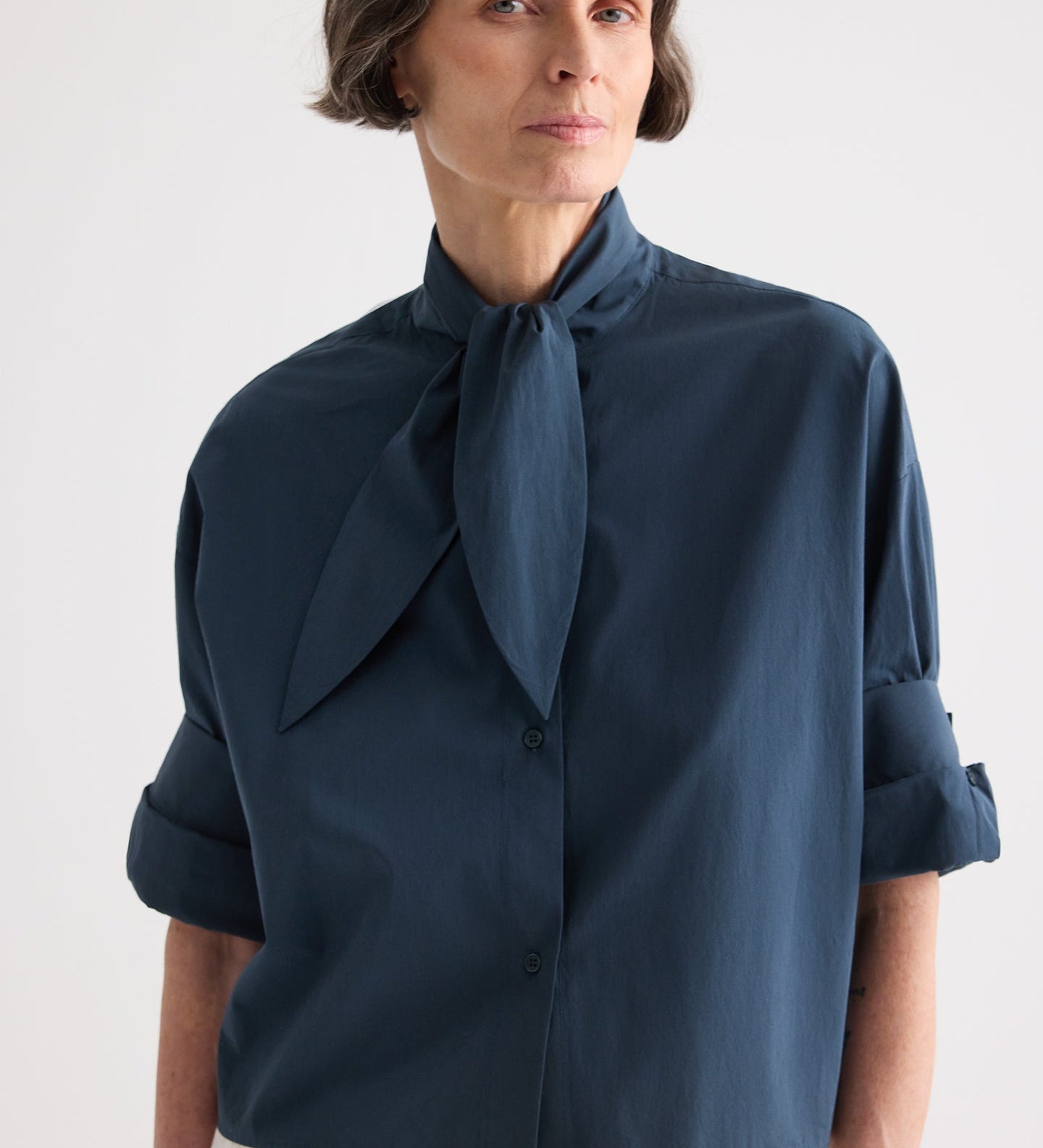 TWP - Tie One On Shirt in Cotton Poplin