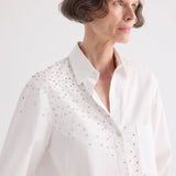 TWP - Next Morning Shirt with Crystals in Superfine Cotton