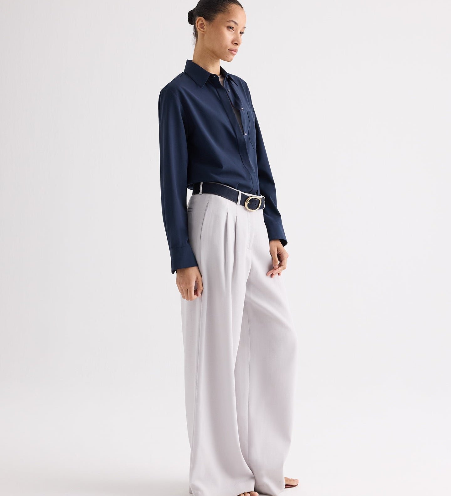 TWP - Cowboy Update Shirt in Ultrafine Twill Suiting