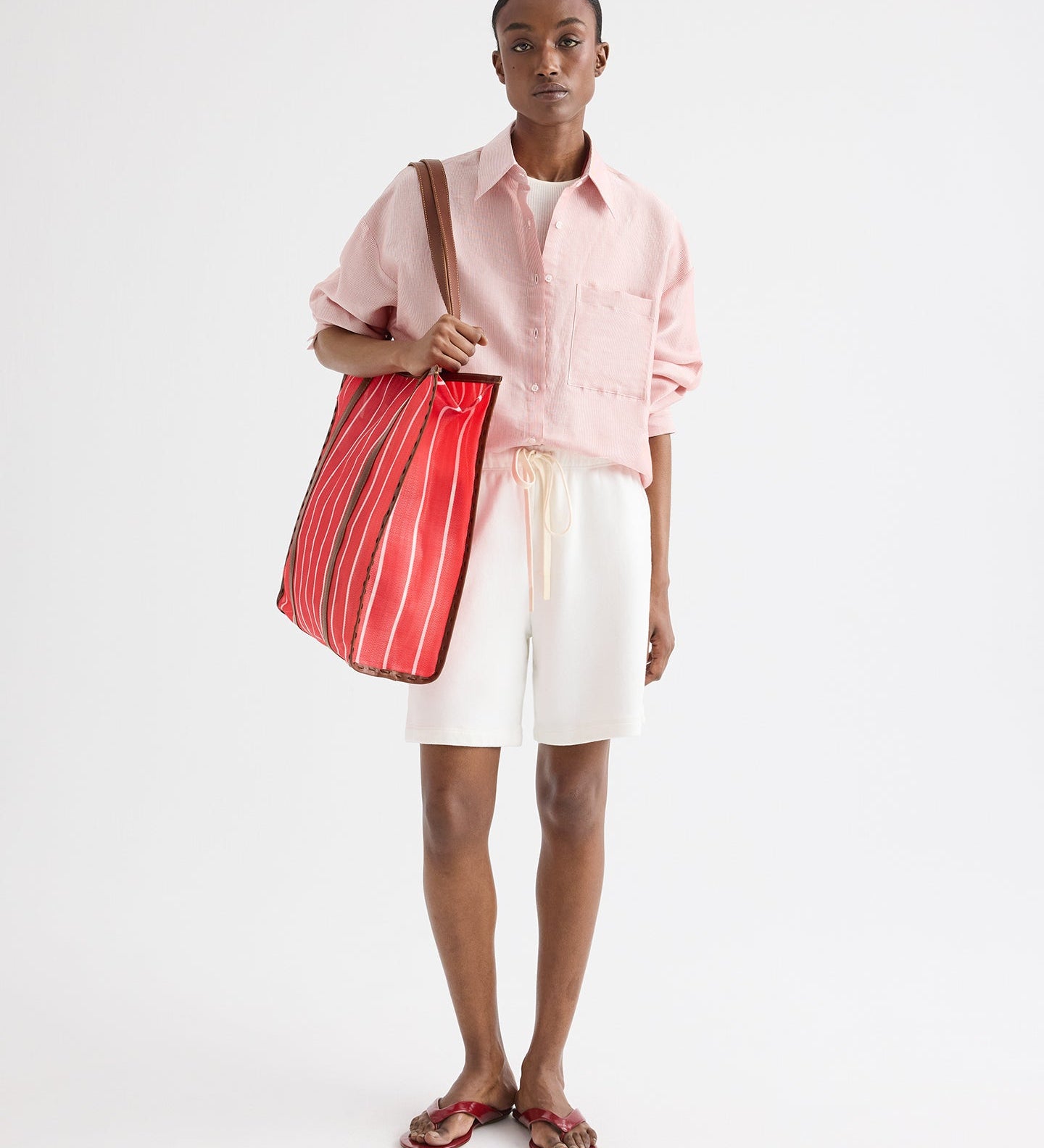 TWP - Something Borrowed Shirt in Cotton Stripes