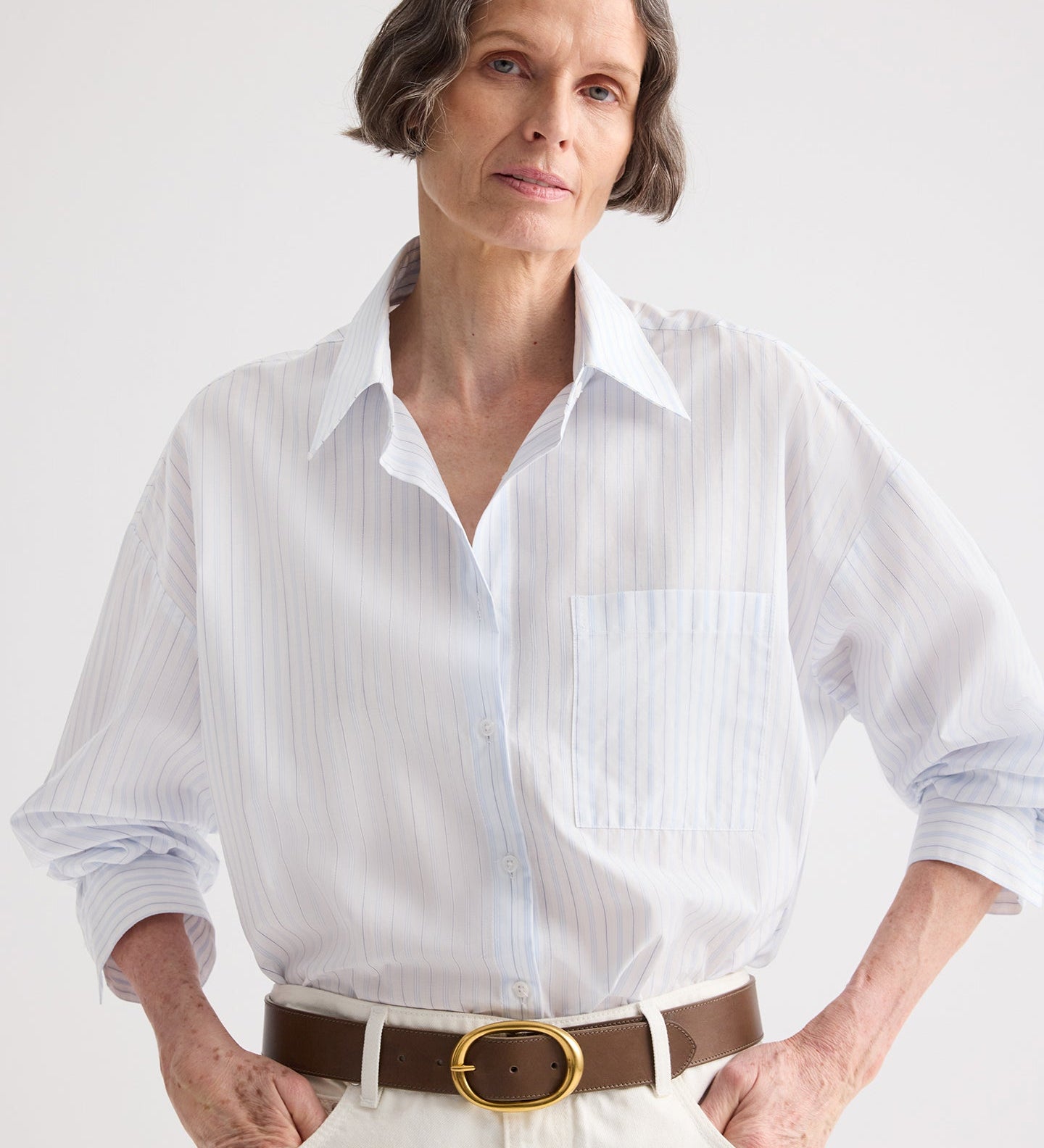 TWP - Wide Belt in Vachetta Leather
