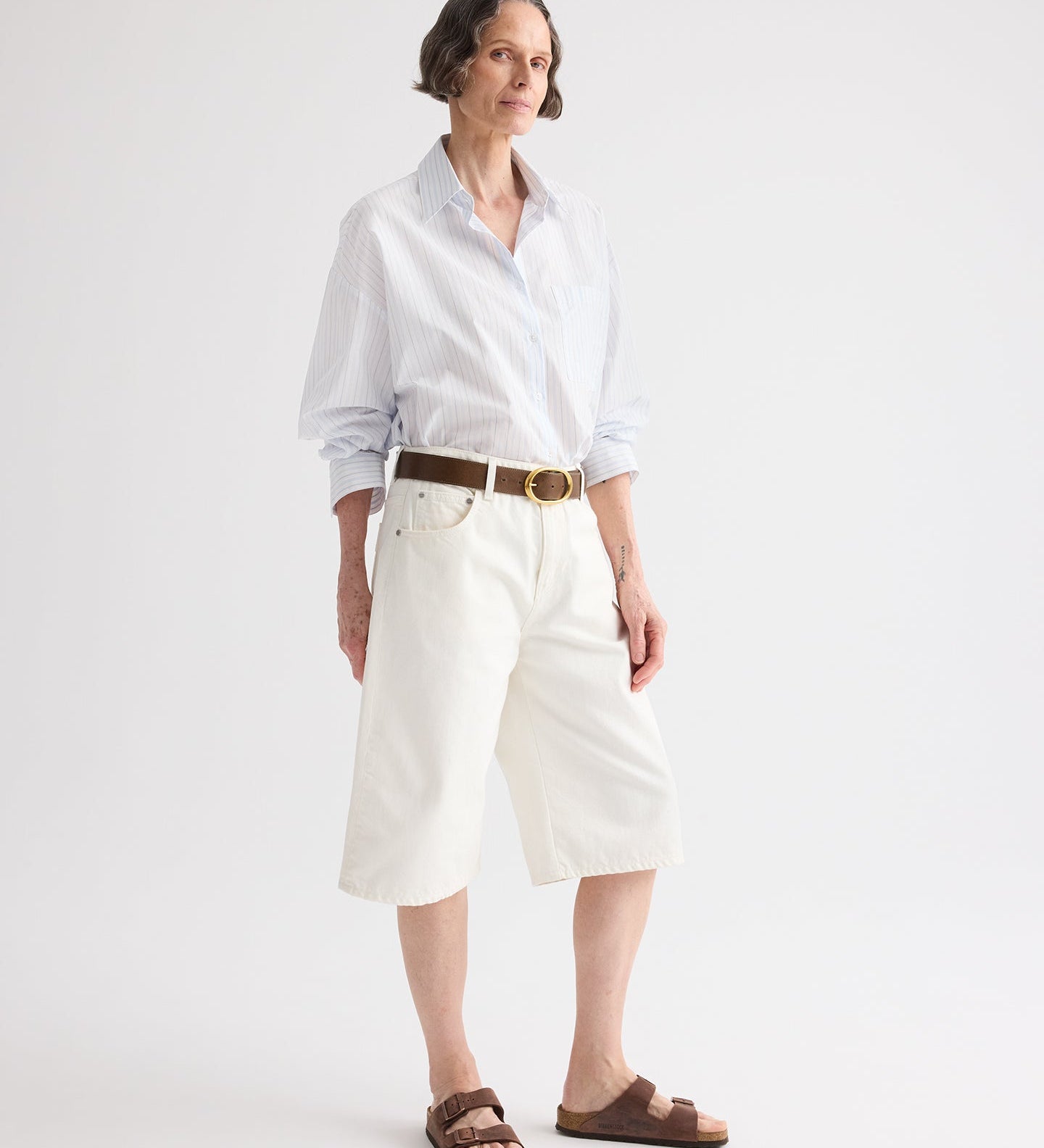 TWP - Something Borrowed Shirt in Cotton Stripes