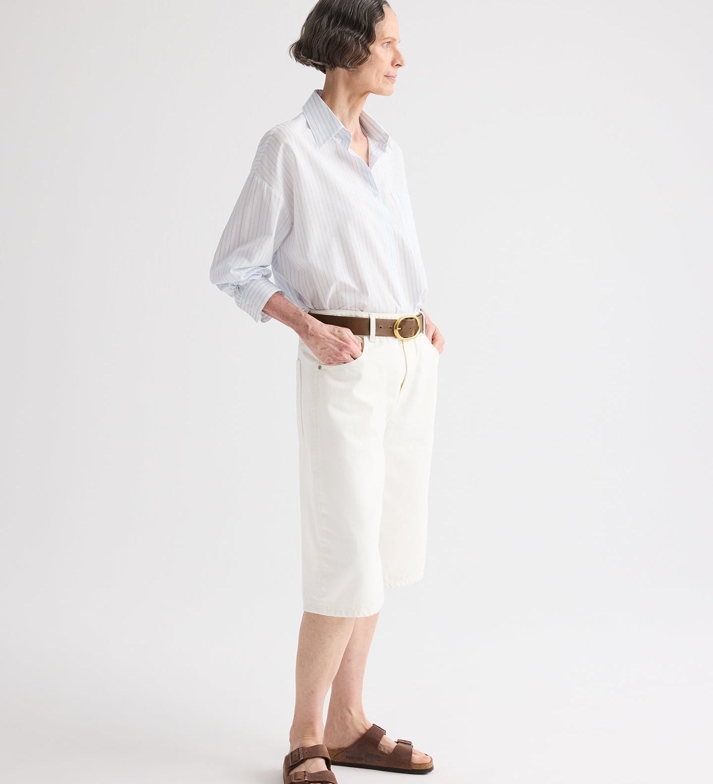 TWP - Something Borrowed Shirt in Cotton Stripes
