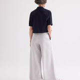 TWP - Short Lived Shirt with Pleated Placket in Super Compact Poplin