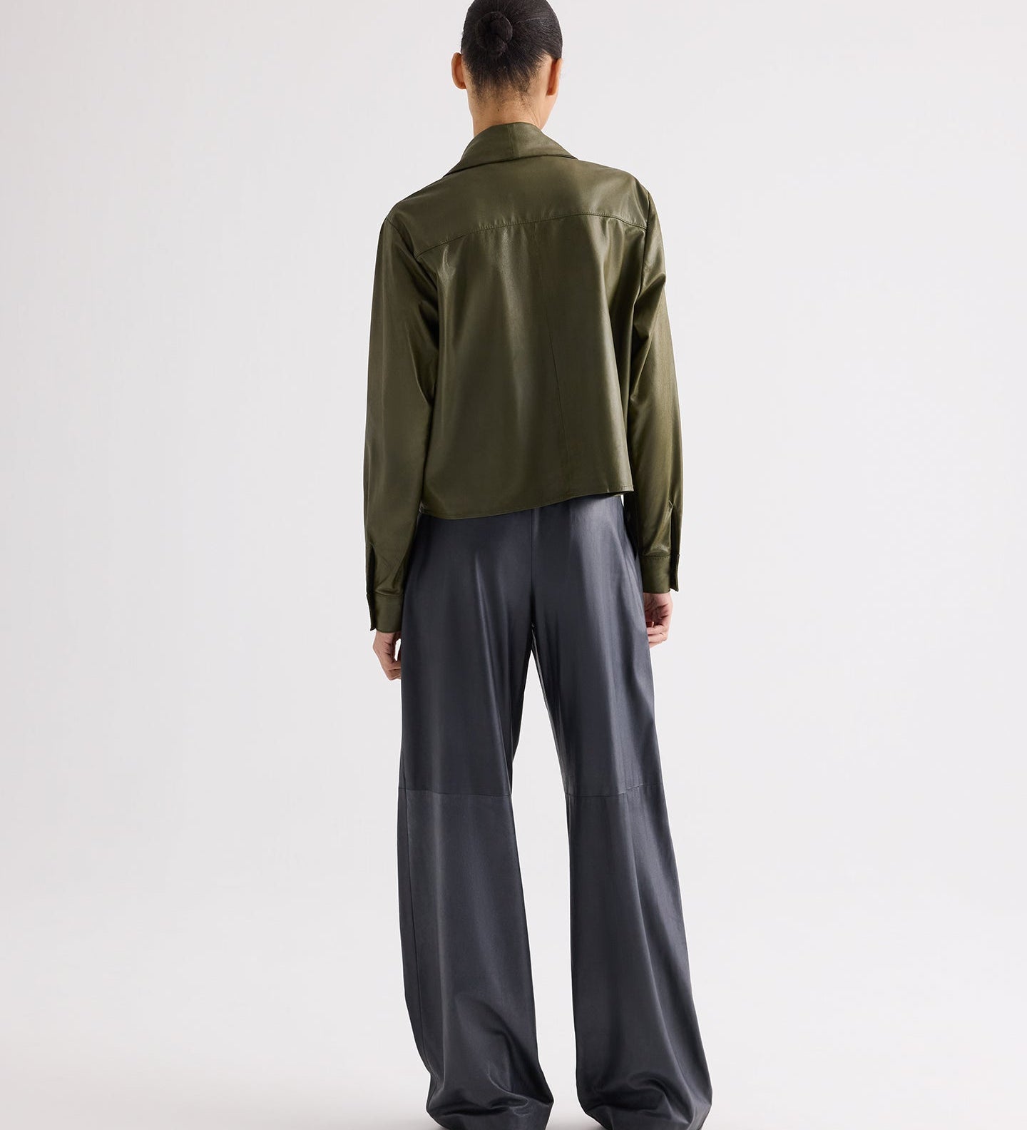 TWP - Tied Up In You Top in Paper Leather
