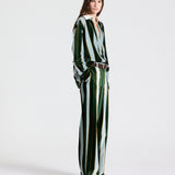TWP - A Case of You Combo Shirt in Regency Stripe Cotton Velvet