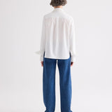 TWP - Double Layer Boyfriend Shirt in Superfine Cotton Shirting