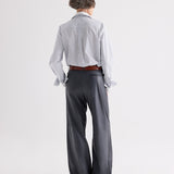 TWP - Double Layer Boyfriend Shirt in Double Stripe Shirting
