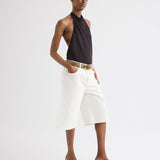 TWP - Flowy Halter Top in Sheer Viscose Crepe