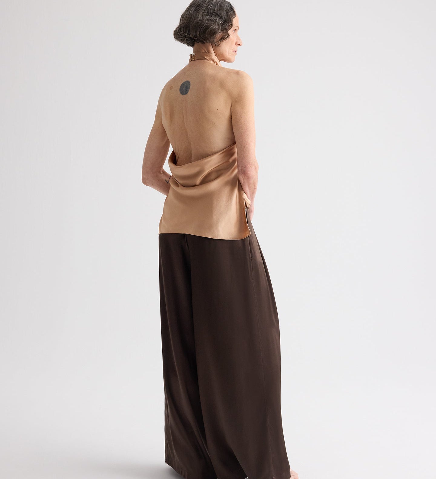 TWP - Flowy Halter Top in Silk Charmeuse