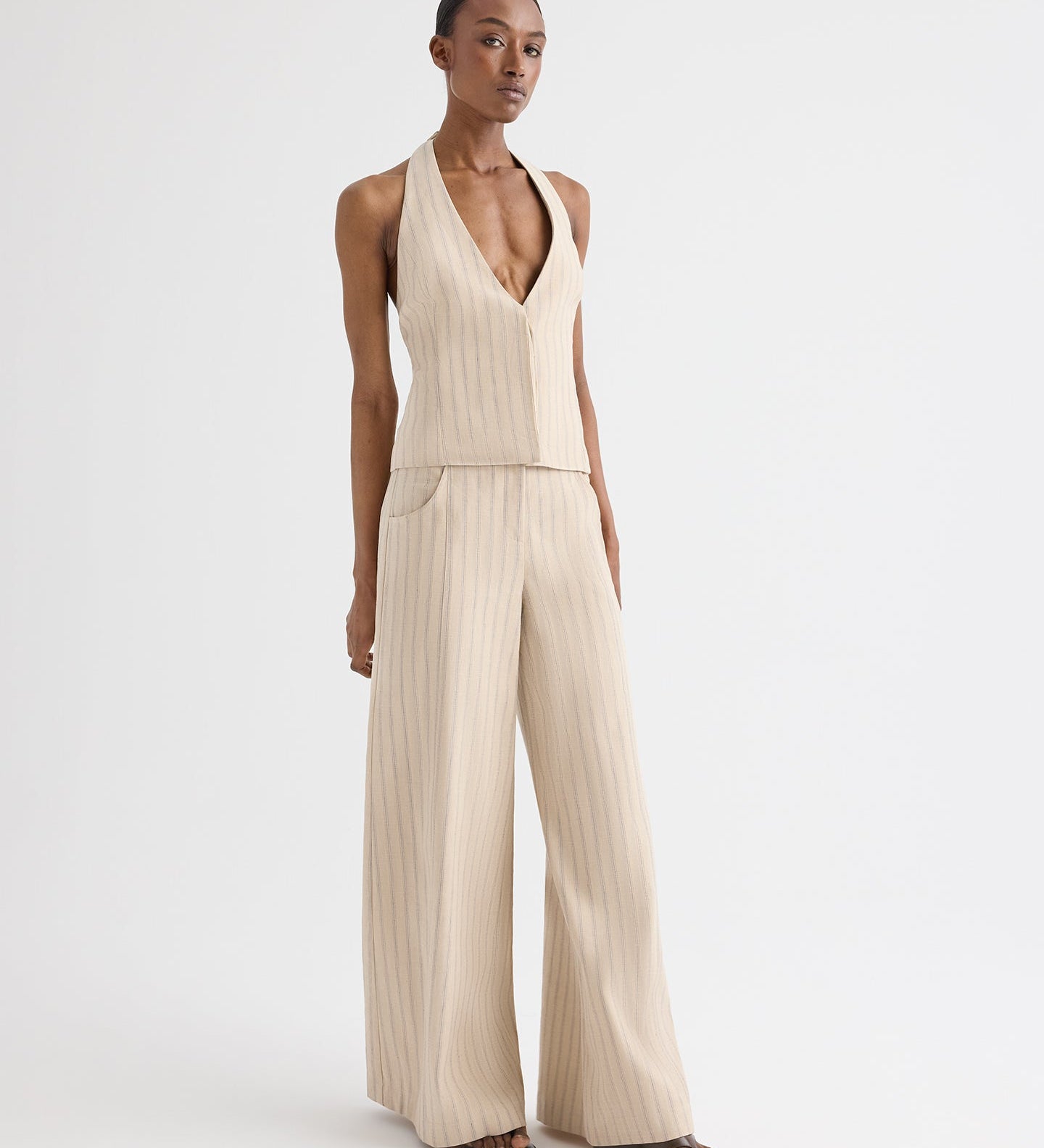 TWP - Keelyn Vest in Cotton Linen
