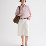 TWP - Newest Earl Shirt in Cotton Stripes