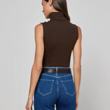L'AGENCE - Ceci Sleeveless Turtleneck