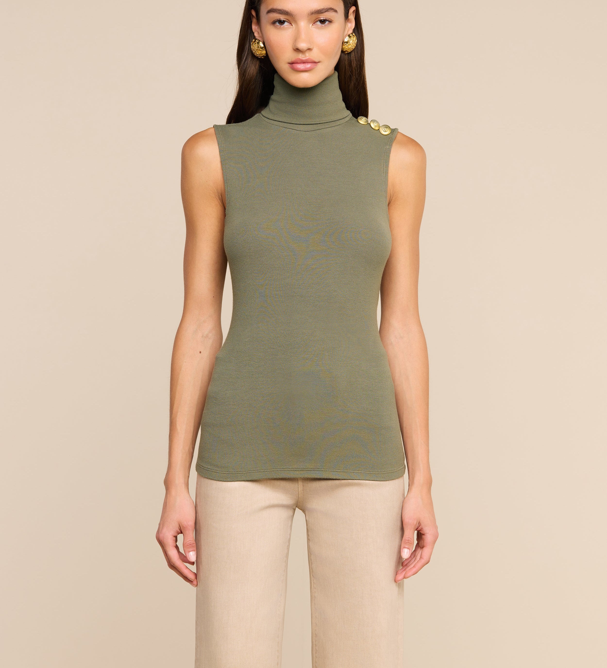 L'AGENCE - Ceci Sleeveless Turtleneck