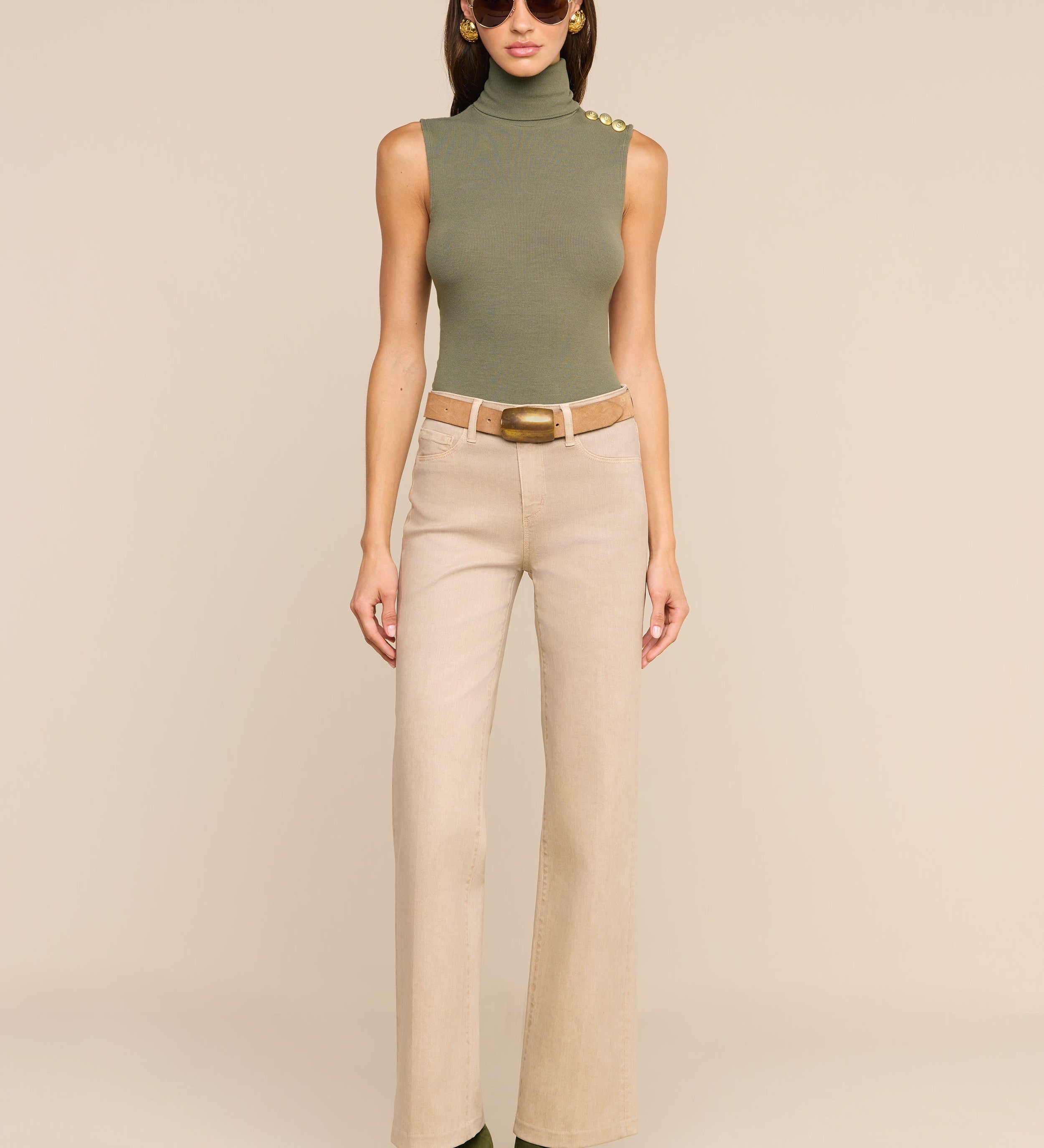 L'AGENCE - Ceci Sleeveless Turtleneck