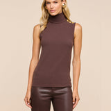 L'AGENCE - Ceci Sleeveless Turtleneck