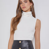 L'AGENCE - Ceci Sleeveless Turtleneck