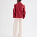 TWP - Deep V Relaxed Shirt in Superfine Cotton