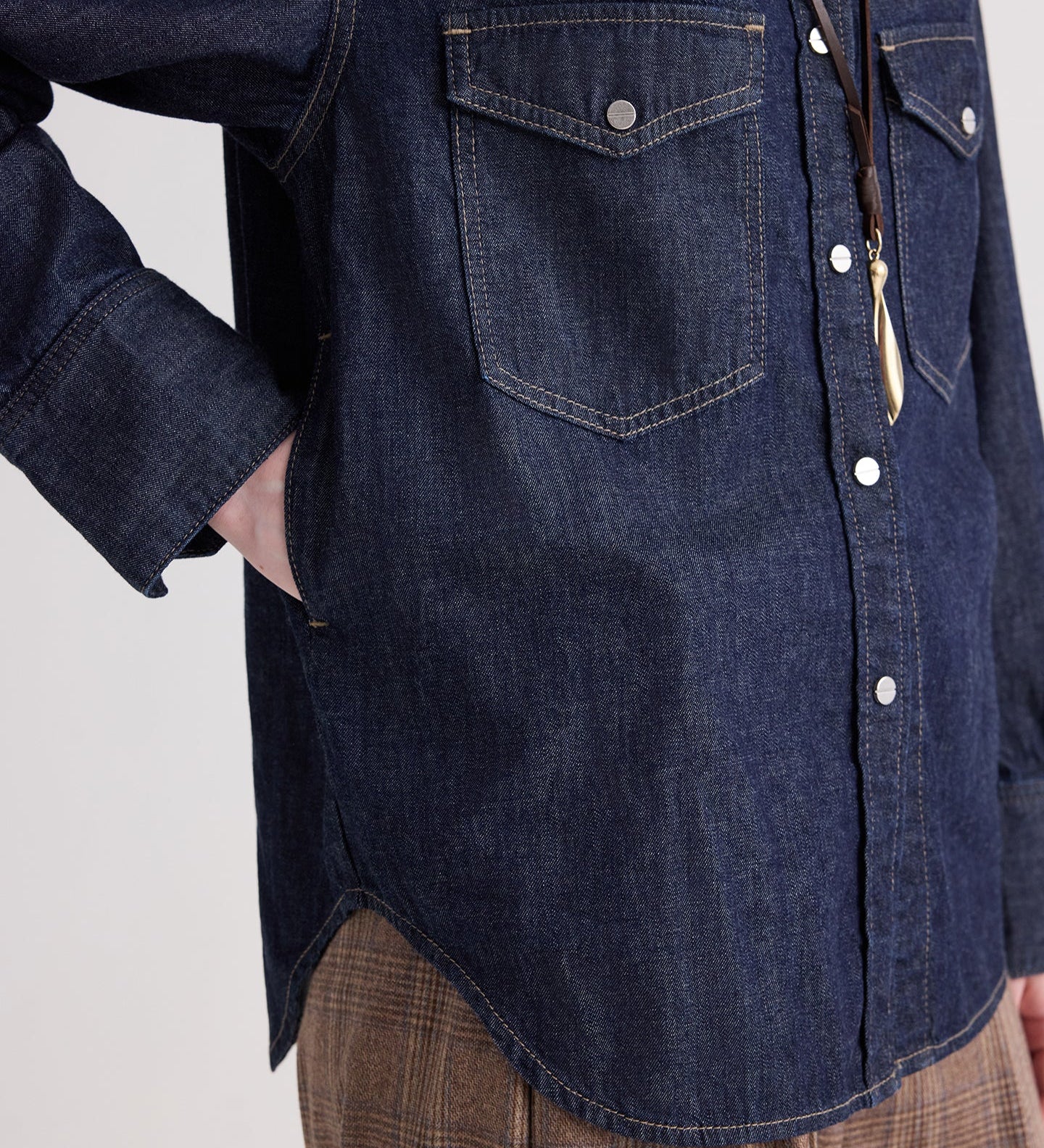 TWP - Yellowstone in Denim Shirting