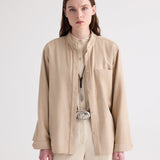TWP - LATTACHE TOP - BEIGE