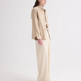 TWP - LATTACHE TOP - BEIGE