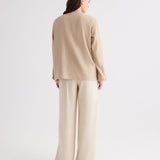 TWP - LATTACHE TOP - BEIGE