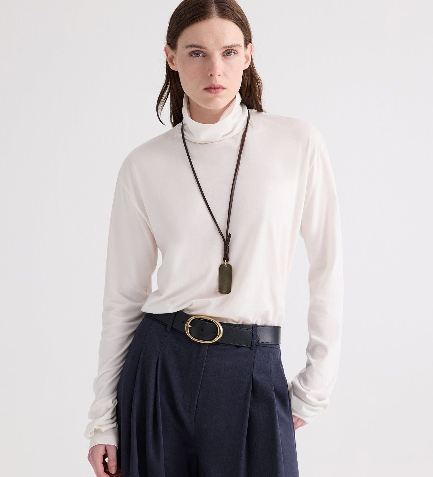 TWP - Wide Belt in Vachetta Leather