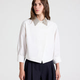 TWP - NEW CHAPTER W/ CRYSTAL COLLAR - WHITE