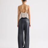 TWP - Simple Cami Top in Bugle Beads