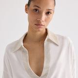 TWP - C Top in Crepe Back Satin