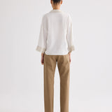 TWP - C Top in Crepe Back Satin