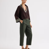 TWP - C Top in Crepe Back Satin