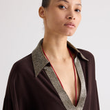 TWP - C Top in Crepe Back Satin