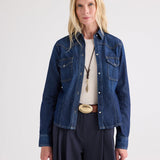 TWP - Mustang Sally with Snaps in Denim Shirting