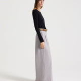 TWP - Off Shoulder Long Sleeve Top in Stretch Jersey