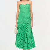 Simkhai - Florence Embroidered Midi Dress