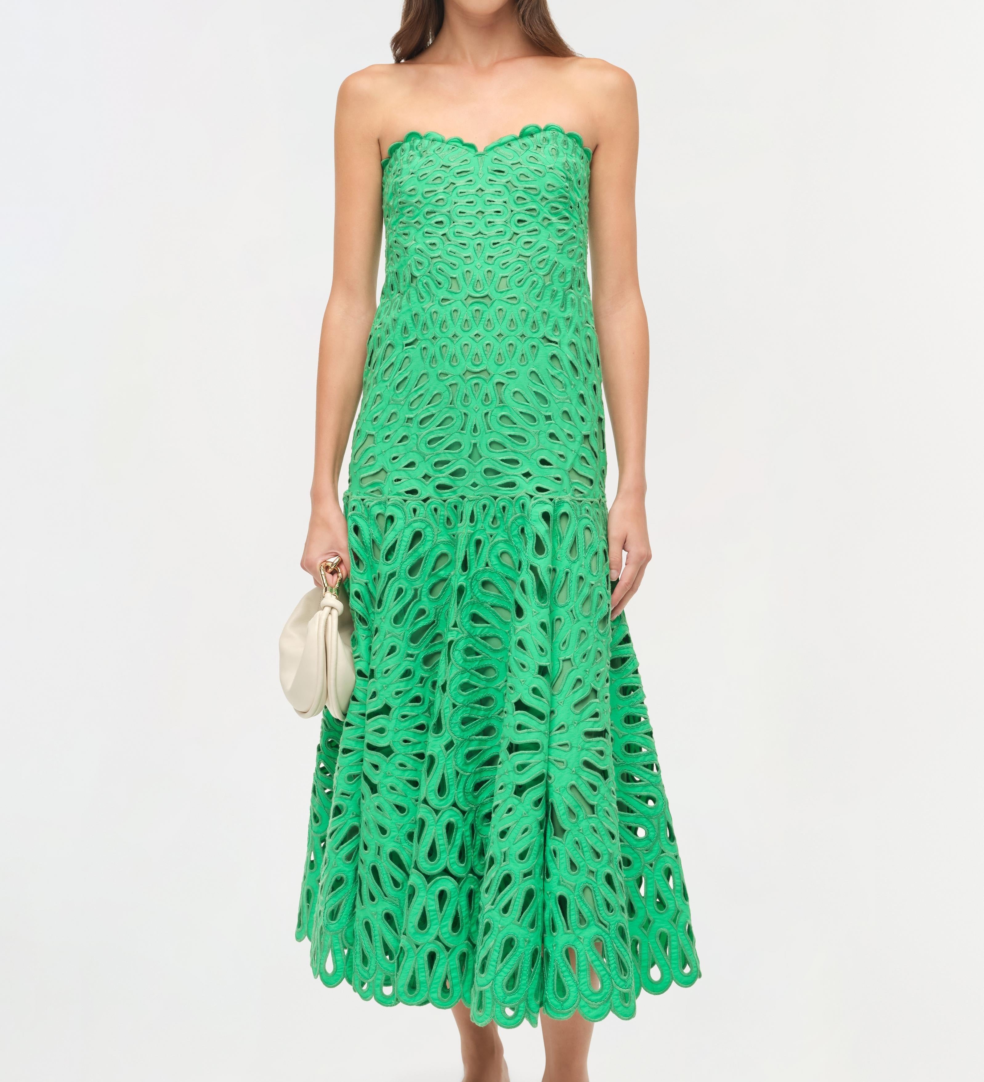 Simkhai - Florence Embroidered Midi Dress